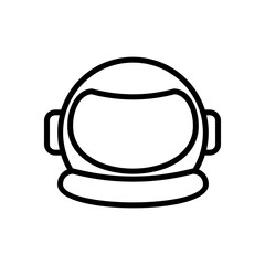 Astronaut Helmet icon design template