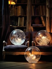 Glimpses of Destiny: Mesmerizing Crystal Ball D�cor for Enigmatic Lounge Areas