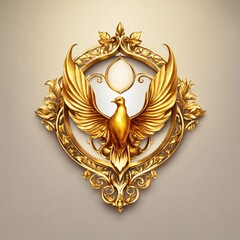 coat of arms with wings