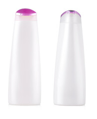 Set of Jars for cosmetic cream, gel or powder, isolated on white background