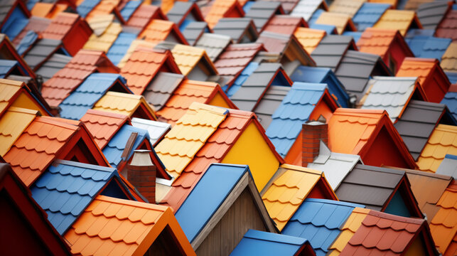 The colorful roof