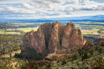 Rock Formations at Smith Rock State Park in central Oregon