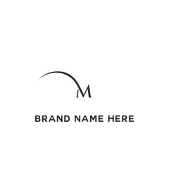 M letter logo, M Letter M logo, M letter icon Design with black background. Luxury M letter