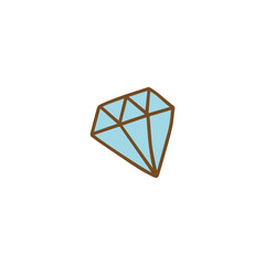 vector cute diamond elements