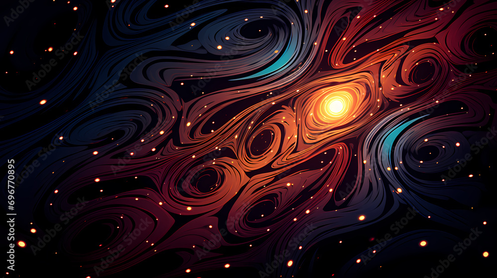 Poster abstract pattern of space background,ppt background