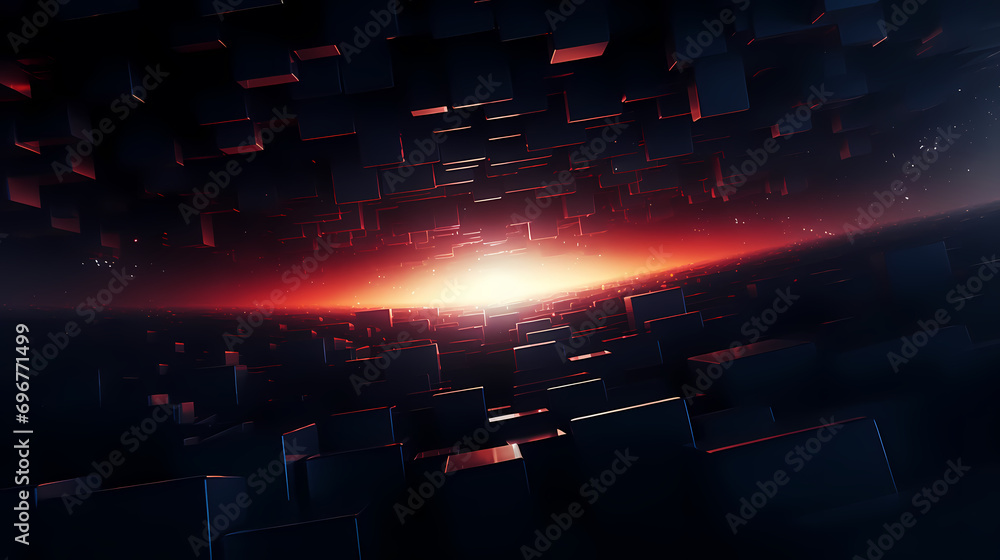 Poster abstract pattern of space background,ppt background