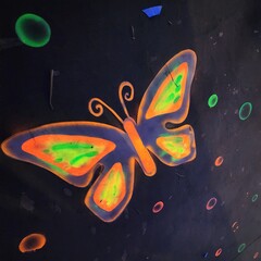background with butterfly