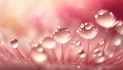 Dewdrops on a Beautiful Dandelion - Background