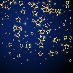 Obraz na płótnie Canvas Twinkle stars scattered around randomly, flying,