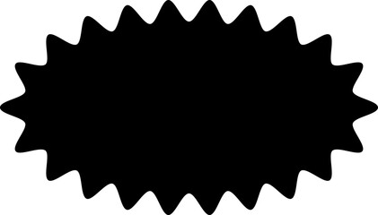 Starburst sticker. Sunburst, burst, badge, sticker, stamp, price tag, seal, label, flat vector icon. Starburst sale sticker label sunburst price tag Vector Image.