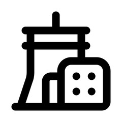 Industry Line UI Icon