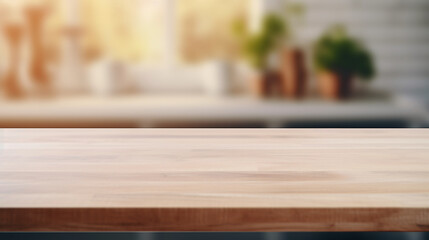Kitchen wooden table