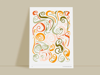 Modern Contemporary Style Wall Art,
Minimalist Abstract Shape.
