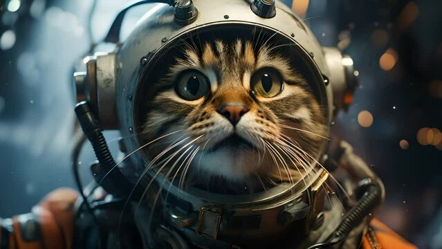 宇宙服を着た猫,Generative AI 
