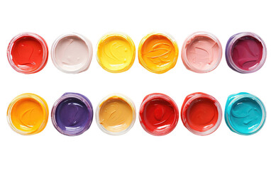 Assorted Vibrant Acrylics Unleashing Creative Energy