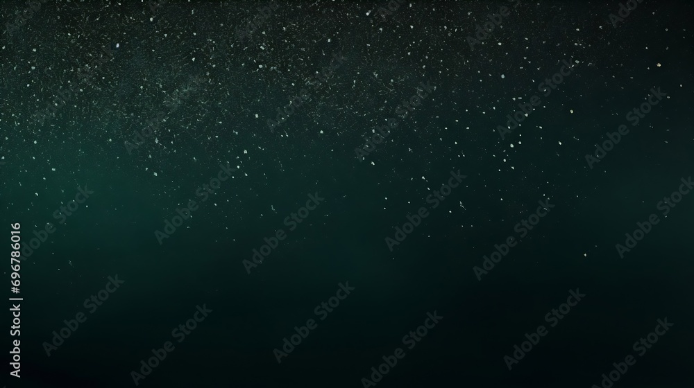 Poster dark green color gradient grainy background, illuminated spot on black, noise texture effect, wide b