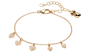 Gold and Charm Necklace, Awe Inspiring in Its Modern Simplicity and Endearing Appeal
