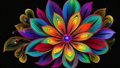 psychedelic flower