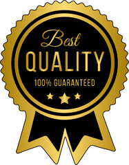 Golden premium quality, best product, limited edition, high quality, guarantee golden label badges	
