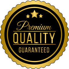 Golden premium quality, best product, limited edition, high quality, guarantee golden label badges	
