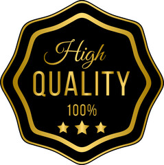 Golden premium quality, best product, limited edition, high quality, guarantee golden label badges	
