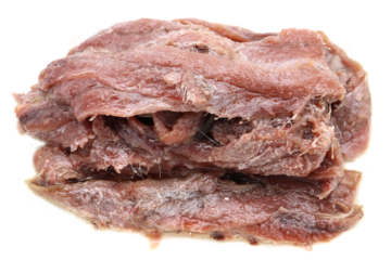 Anchovy fillet isolated on white