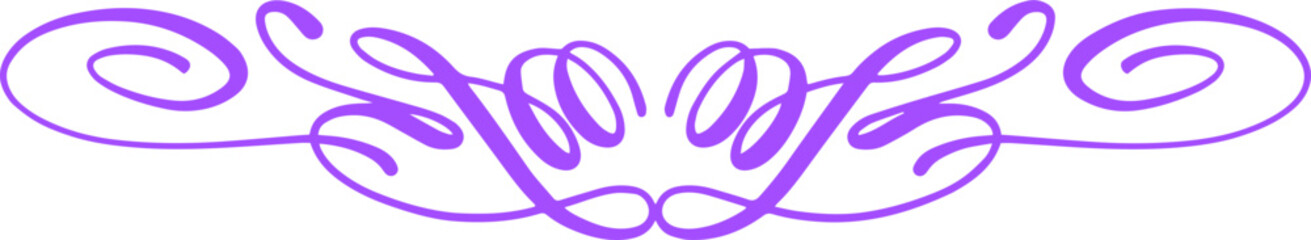 hand drawing divider sketch page element