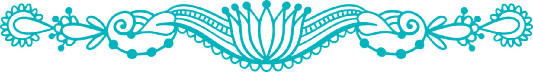 hand drawing divider sketch page element