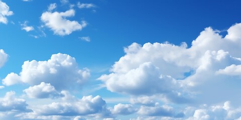 Naklejka na ściany i meble blue sky with cloud : Generative AI