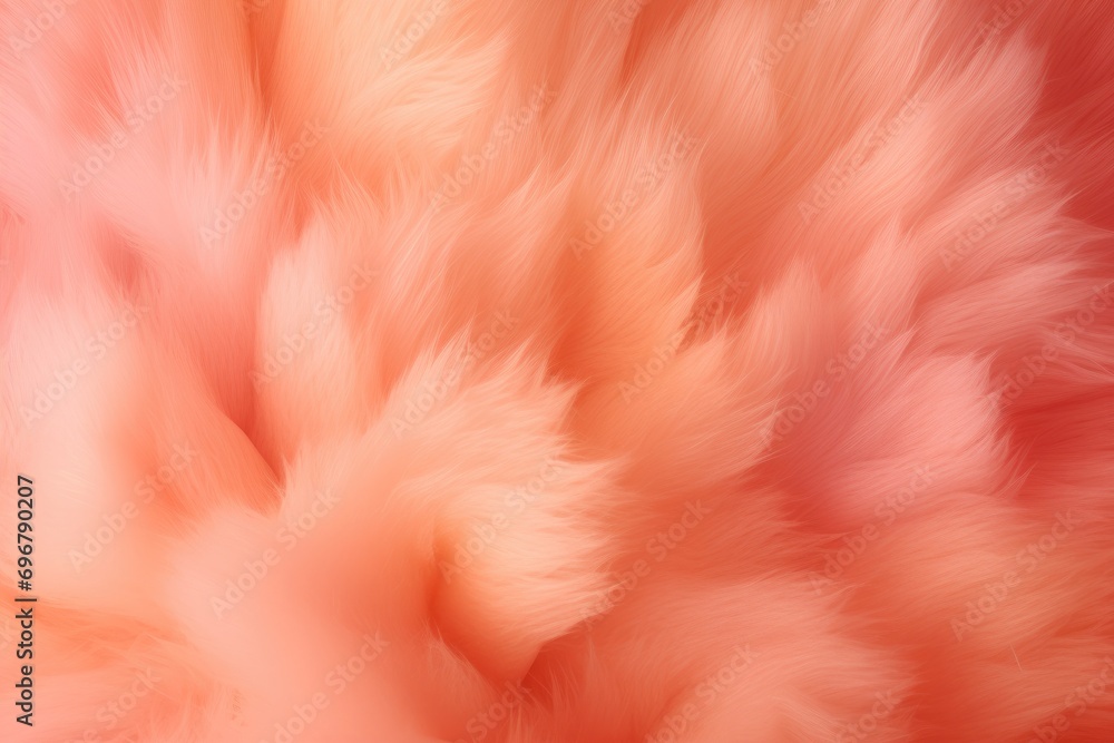 Poster abstract swirling texture in peach hues, mimicking soft, delicate fuzz
