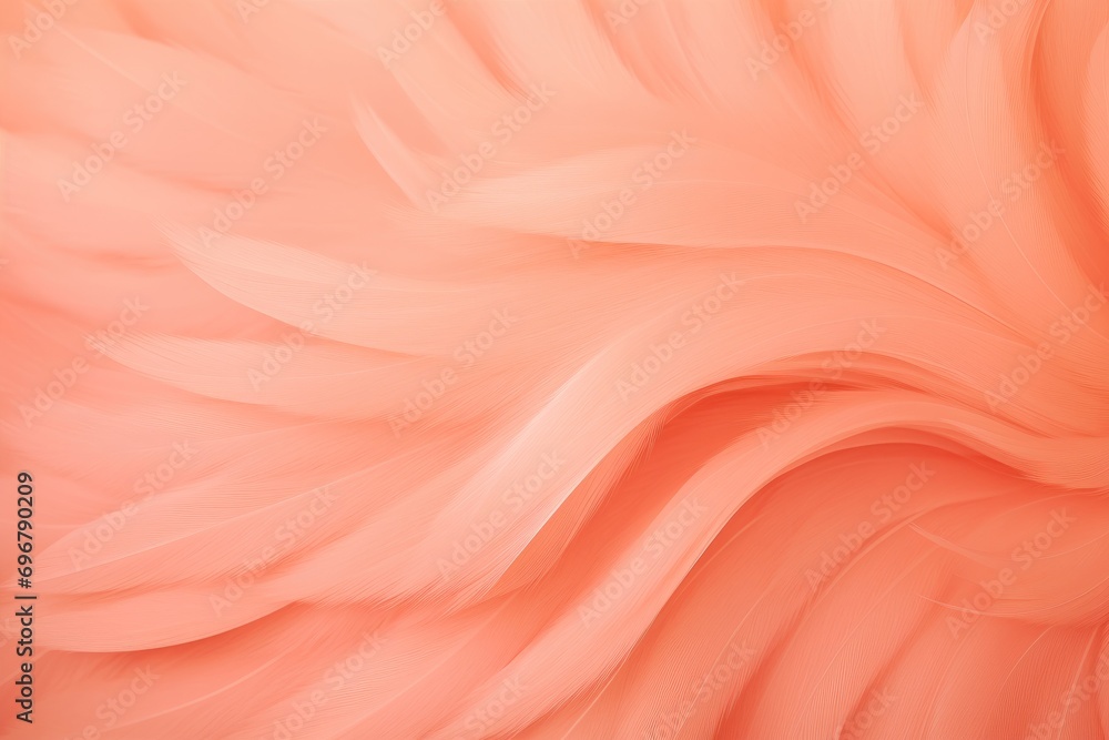 Poster abstract swirling texture in peach hues, mimicking soft, delicate fuzz