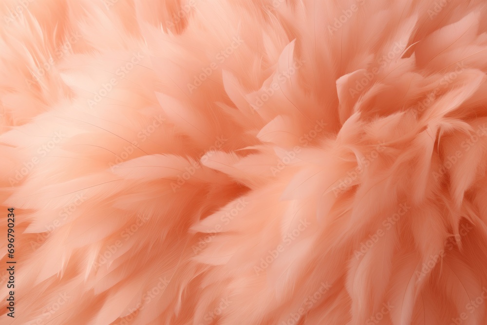 Poster abstract swirling texture in peach hues, mimicking soft, delicate fuzz