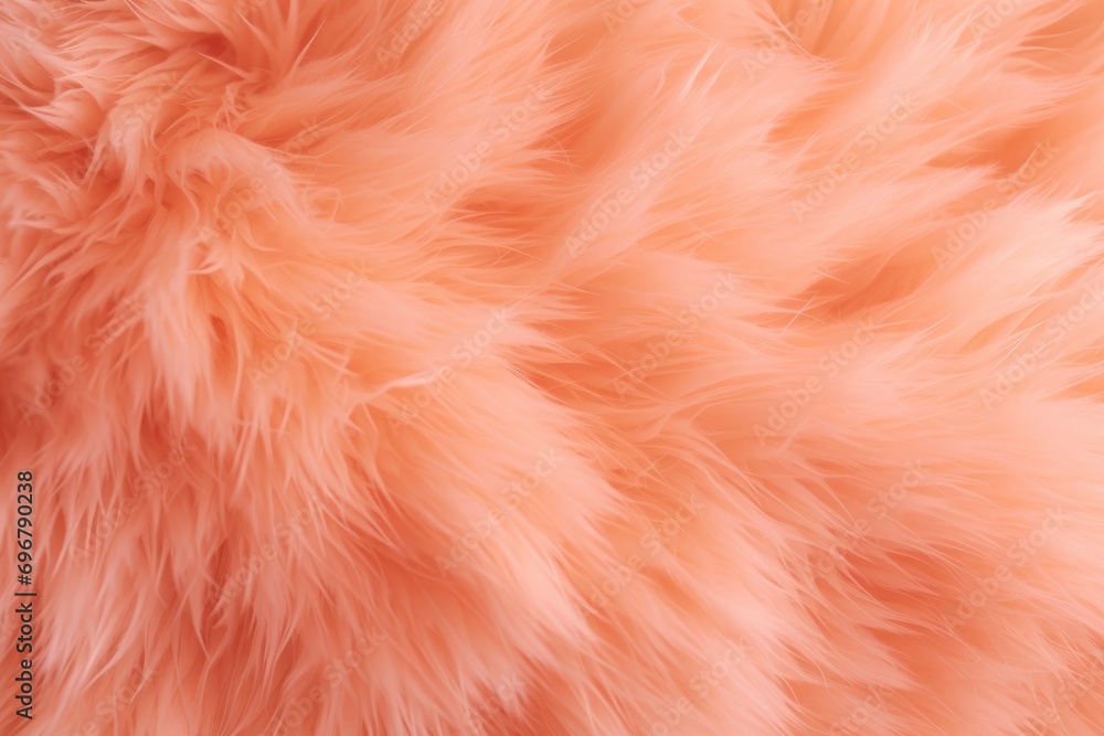 Poster abstract swirling texture in peach hues, mimicking soft, delicate fuzz