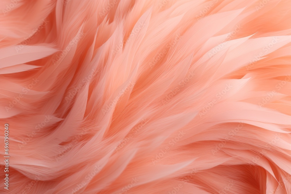 Poster abstract swirling texture in peach hues, mimicking soft, delicate fuzz