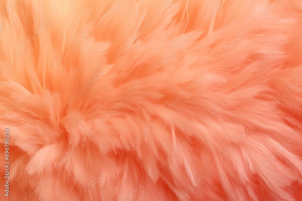 Poster abstract swirling texture in peach hues, mimicking soft, delicate fuzz