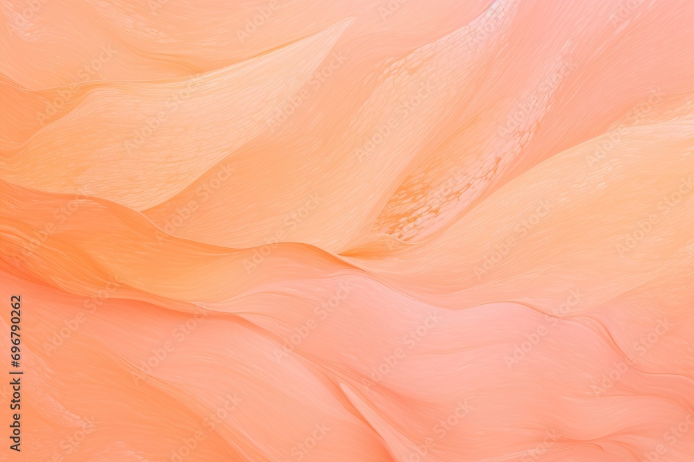 Poster abstract swirling texture in peach hues, mimicking soft, delicate fuzz