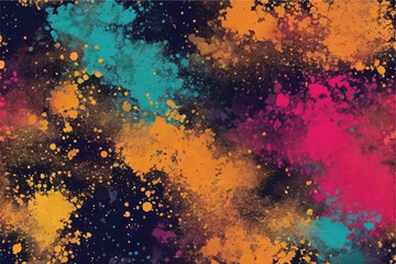 Colorful Abstract art. Colorful Paint Splashes. Abstract Colorful Geometric Design Background with Splattered Paint. Abstract Multi Colored Background. 