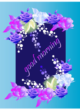 good morning wishes with beautiful flower, good morning wish, good morning with colorful flower