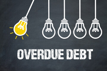 overdue debt	