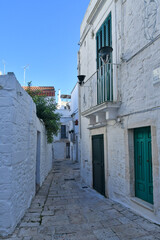 A street of Cisternino, a small town in the Puglia region of Italy.