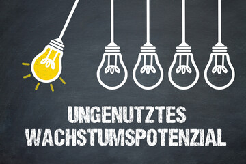 Fototapeta premium ungenutztes Wachstumspotenzial 
