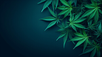 Marijuana leaves