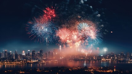 Celebrate the 4th of July with a bang! Spectacular fireworks light up the night sky over the city and waterfront.