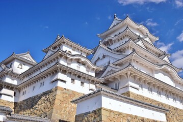 Fototapeta na wymiar 青空に映える国宝 姫路城