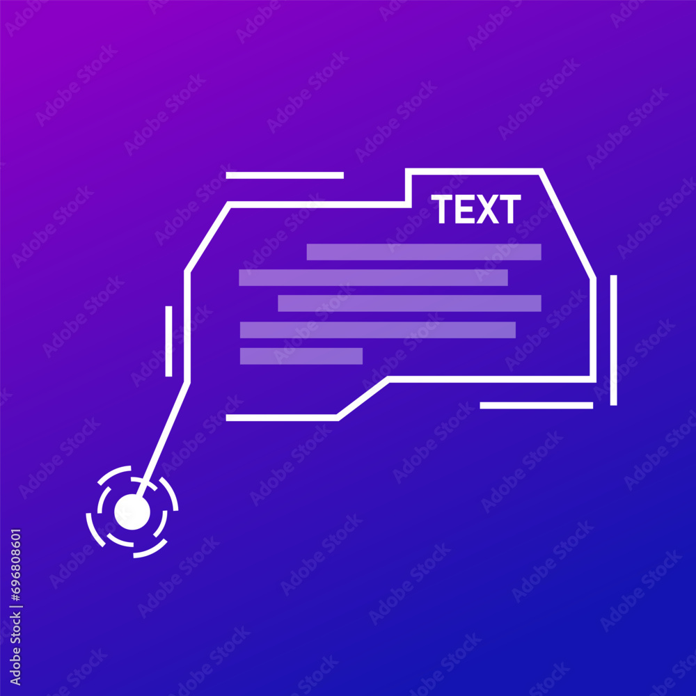 Poster mockup of a sign for text. flat, purple, template for drop-down window, mockup for text sign, place 