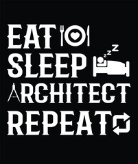 ARCHITECT TYPOGRAPHY AND T-SHIRT DESIGN AND GROOVY DESIGN