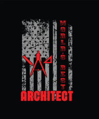 ARCHITECT TYPOGRAPHY AND T-SHIRT DESIGN AND GROOVY DESIGN
