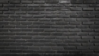 dark brick wall texture background pattern wall brick surface texture brickwork painted of black color interior old clean concrete grid uneven