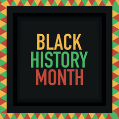 Black history month celebrate. vector illustration design graphic Black history month. Freedom or Emancipation day. Annual American holiday, Horizontal banner vector illustration.
