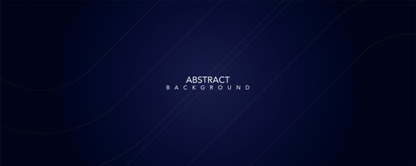 Abstract glowing circle lines on dark blue background. Geometric stripe line art design. Modern shiny blue lines. Futuristic technology concept. Suit for poster, cover, banner, brochure, website
